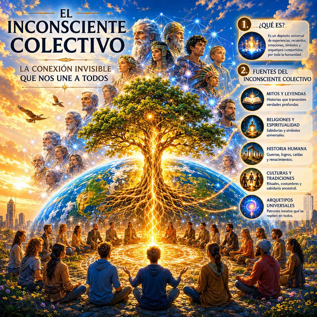 El inconsciente colectivo — la conexión invisible que nos une a todos