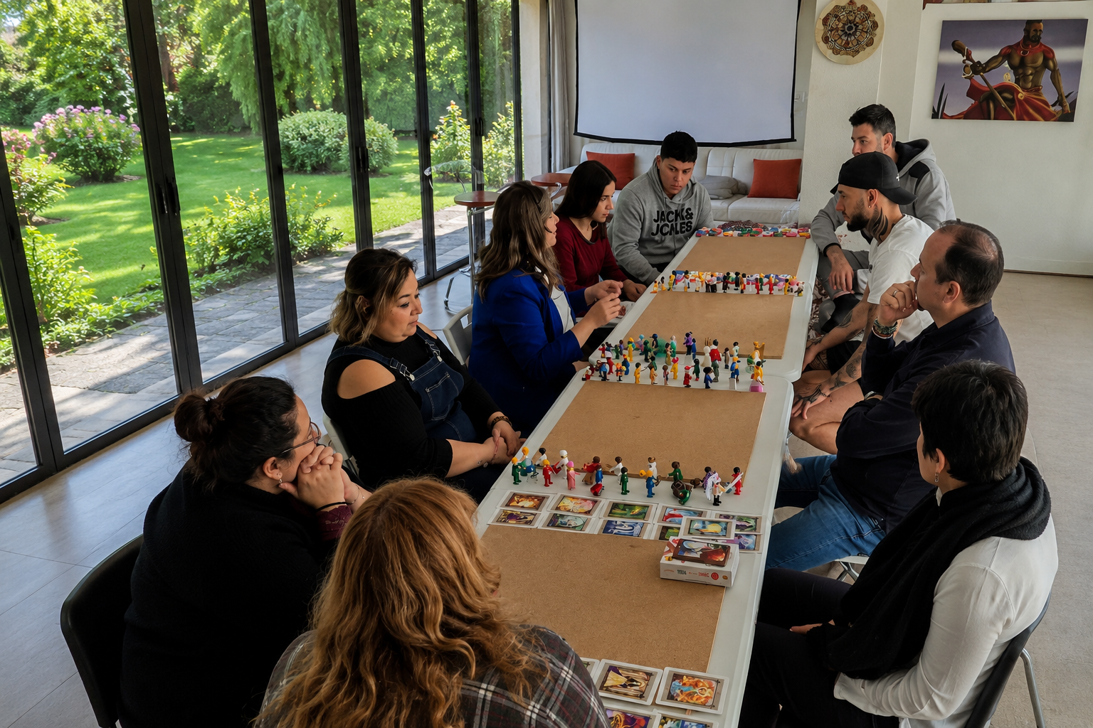Constelaciones con Playmobil en sesión